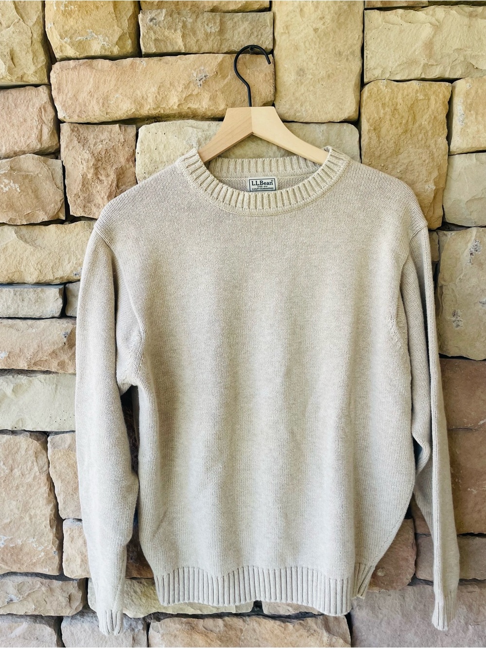 L.L. Bean Men’s Vintage Crewneck Cotton Sweater